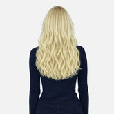 Light Blonde Highlights (9C+60C) Full Clip-In Hair Extensions Ivory Blackhaw