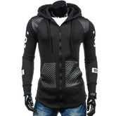 Mens Street Style Biker Hoodie Yellow Pandora