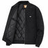 Mens Round Collar Winter Zipped Up Elbow Patch Jacket Yellow Pandora