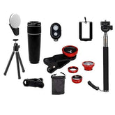 11 in 1 Smartphone Camera Lens Kit – Tech Accessories | Bluetooth Salmon Lucky