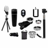 11 in 1 Smartphone Camera Lens Kit – Tech Accessories | Bluetooth Salmon Lucky