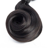 10A Grade Brazilian Egg Curl Fumi Human Hair Bundles With 4x4 Closure Cerise Alfie