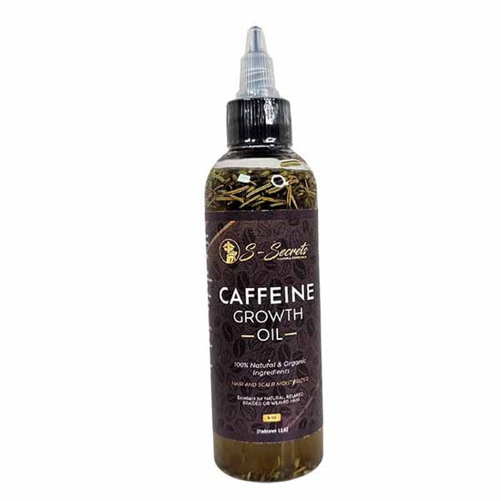 Caffeine Hair Growth Oil 2oz - Hair Growth Oil For Thinning, Balding Taupe Snowdrop