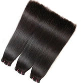 Super Double Drawn 12A Grade Straight Hair BUNDLES with CLOSURES & FRO Cerise Alfie