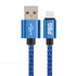 PBG 10FT Nylon Woven Zebra Pattern Fast Charging Cable for iPhone and Fuchsia Electra
