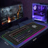 tapis de souris lumineux RGB grande taille avec éclairage LED multicolore pour gamers