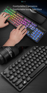 Ninja Dragons Z9i USB Wired Light Up Gaming Keyboard and Mouse Set – Mobile and Laptop Accessories Yellow Pandora