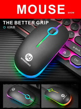 Ninja Dragons Z9i USB Wired Light Up Gaming Keyboard and Mouse Set – Mobile and Laptop Accessories Yellow Pandora