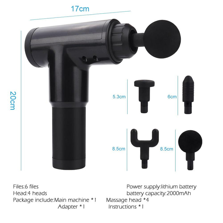 High Quality 6 Speeds Handheld Massager Yellow Pandora
