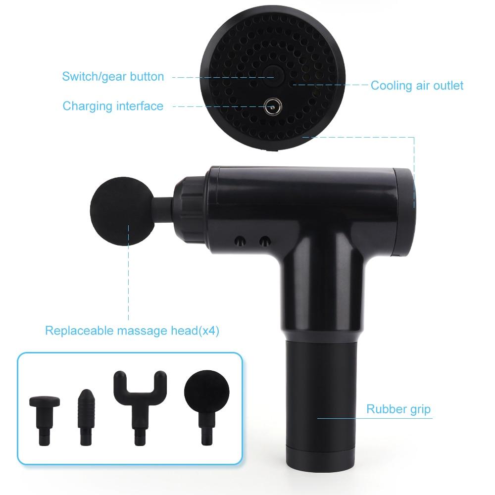 High Quality 6 Speeds Handheld Massager Yellow Pandora