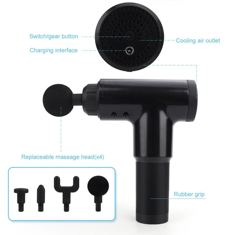 High Quality 6 Speeds Handheld Massager Yellow Pandora