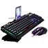 Ninja Dragons Premium NX900 USB Wired Gaming Keyboard and Mouse Set Yellow Pandora