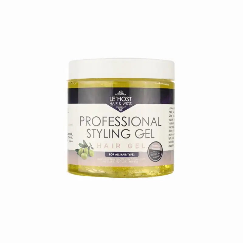 Professional Styling Gel with Olive Oil | Moisture-Rich Hair Care Peach Clymene