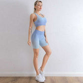 Sports Set Women Gradient Fitness Yoga Tracksuit Gym Jogging – Women&