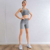 Sports Set Women Gradient Fitness Yoga Tracksuit Gym Jogging – Women&