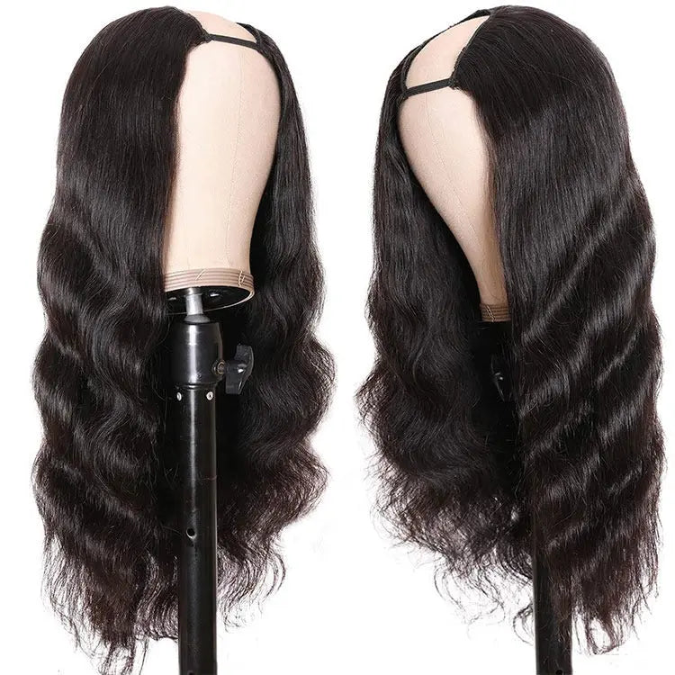 U Part Wig Body Wave Human Hair Wigs For Black Women Brazilian Remy Ha Cerise Alfie