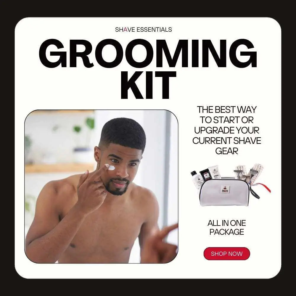 Complete Grooming Kit for Men | Shave Essentials Premium Set Magenta Prometheus