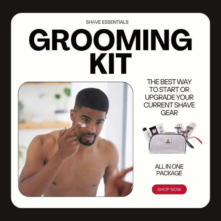 Complete Grooming Kit for Men | Shave Essentials Premium Set Magenta Prometheus