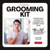 Complete Grooming Kit for Men | Shave Essentials Premium Set Magenta Prometheus