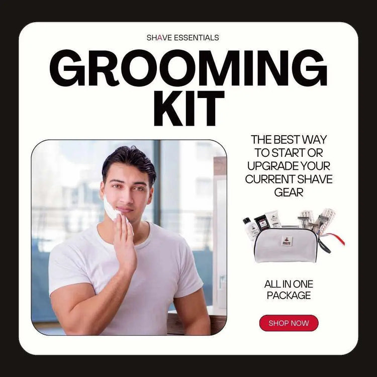 Complete Grooming Kit for Men | Shave Essentials Premium Set Magenta Prometheus