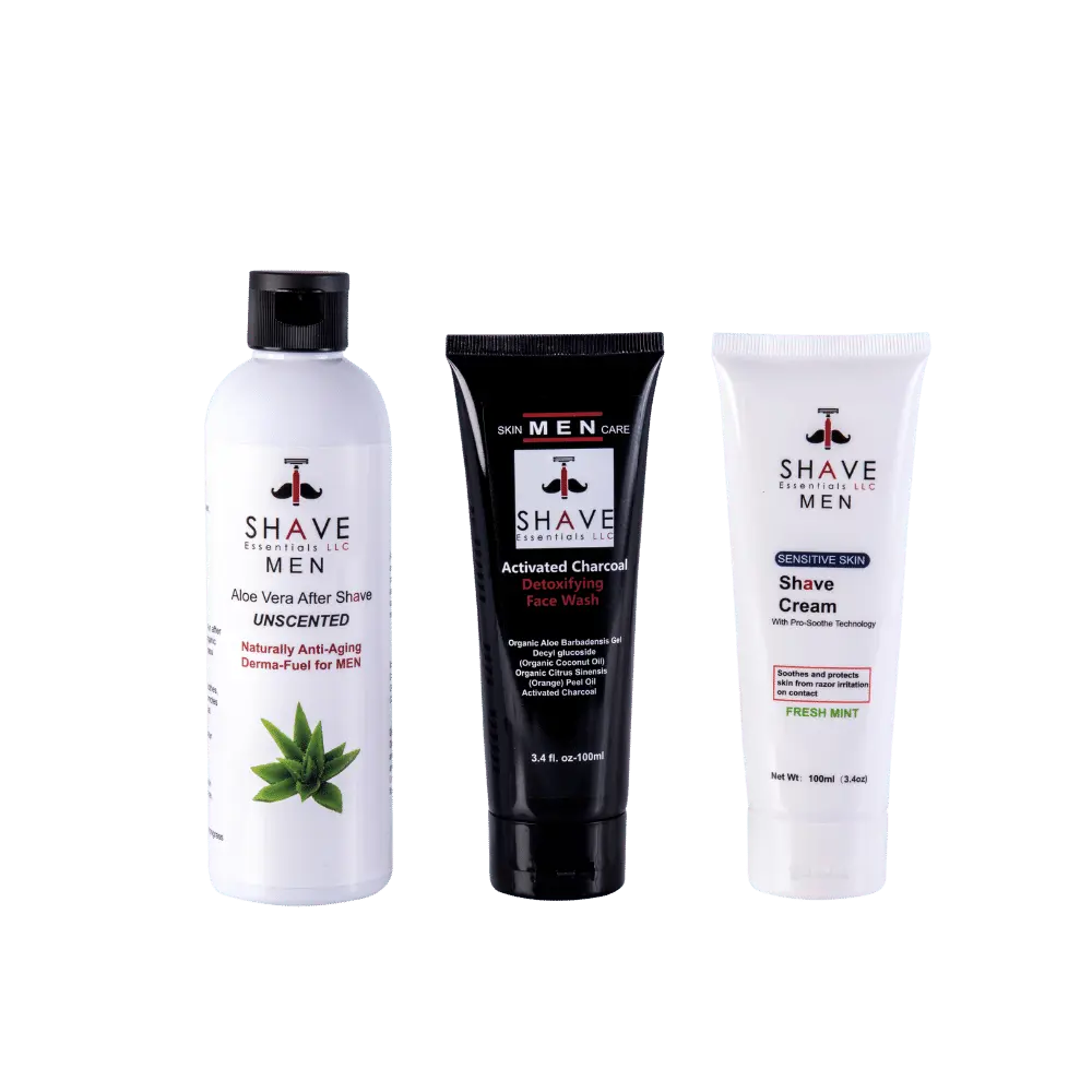 Complete Grooming Kit for Men | Shave Essentials Premium Set Magenta Prometheus