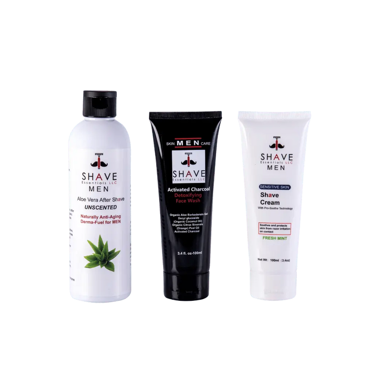 Complete Grooming Kit for Men | Shave Essentials Premium Set Magenta Prometheus