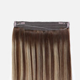 Honey Blonde Balayage (1A/1A+4Q) Halo Hair Extensions (75g-120g) Ivory Blackhaw