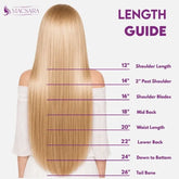 Golden Blonde Highlights (60C+6.2) Classic Clip-In Hair Extensions Ivory Blackhaw