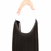 Natural Black (1B) Halo Hair Extensions (100g-120g) Ivory Blackhaw