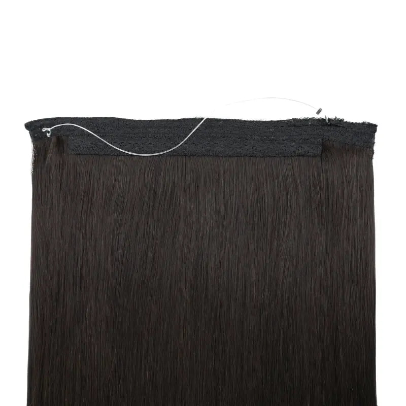 Natural Black (1B) Halo Hair Extensions (100g-120g) Ivory Blackhaw