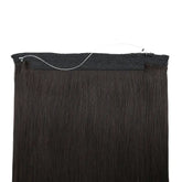 Natural Black (1B) Halo Hair Extensions (100g-120g) Ivory Blackhaw