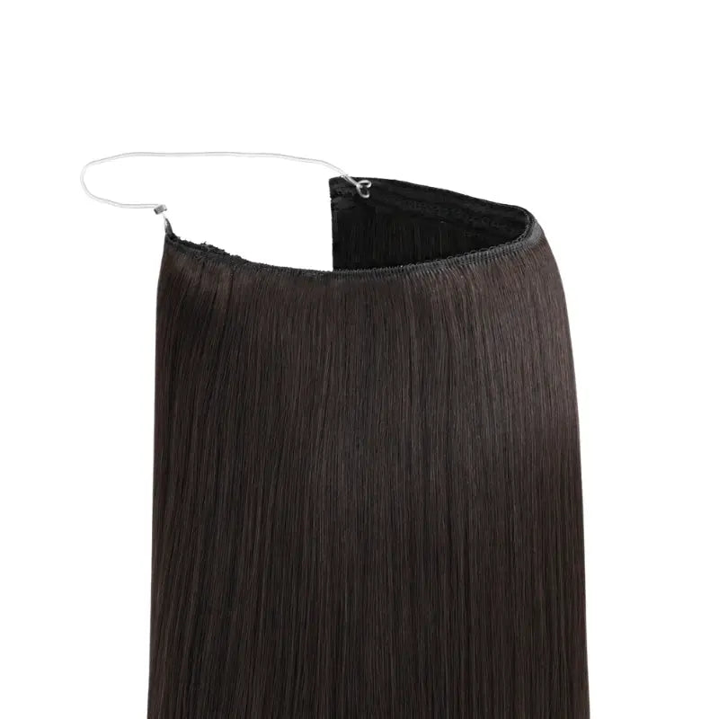 Natural Black (1B) Halo Hair Extensions (100g-120g) Ivory Blackhaw