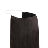 Natural Black (1B) Halo Hair Extensions (100g-120g) Ivory Blackhaw