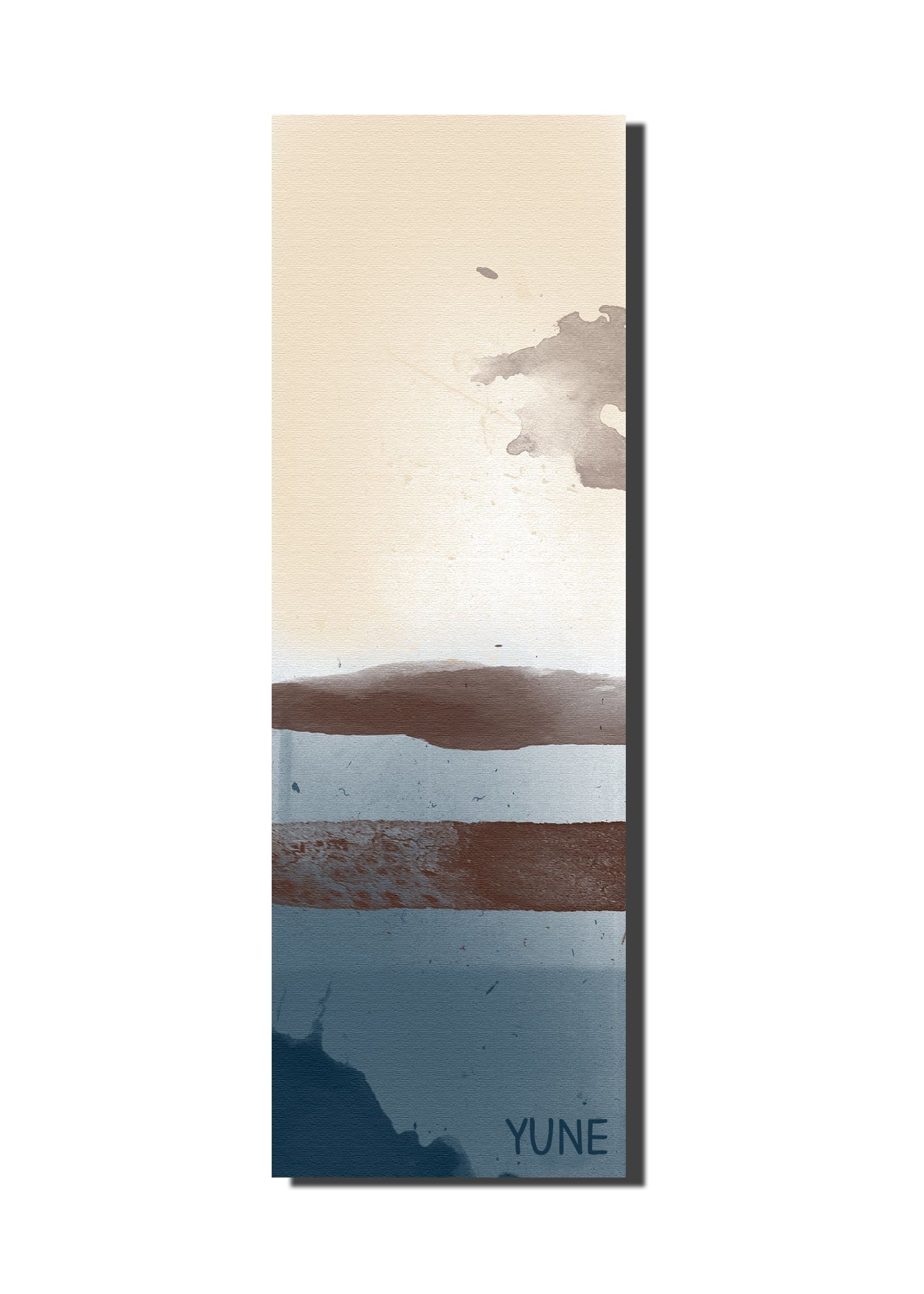 Yoga Mat | 6mm Thick | Tan | Non-Slip | Eco Friendly | Yune Yoga | Rose Sooty