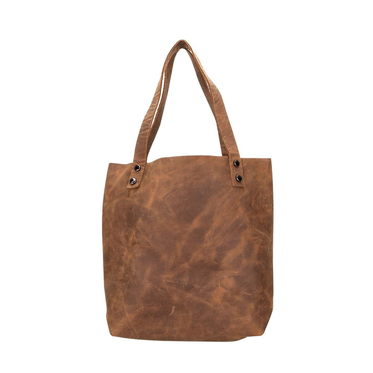Alpine Leather Crossbody Handbag (Tote Bag) for Women Chocolate Crius