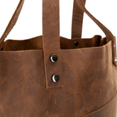 Alpine Leather Crossbody Handbag (Tote Bag) for Women Chocolate Crius