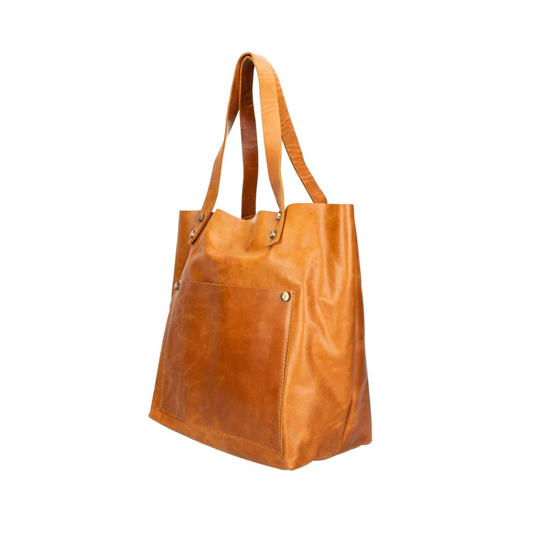 Alpine Leather Crossbody Handbag (Tote Bag) for Women Chocolate Crius