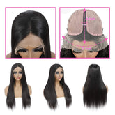 Transparent 13x1x6 Straight 13x4x1 T part Lace Frontal Human Hair Wigs Cerise Alfie