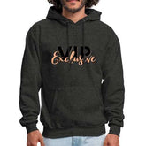 Mens Hoodie - Pullover Hooded Sweatshirt - Graphic/vip Exclusive Grey Coco