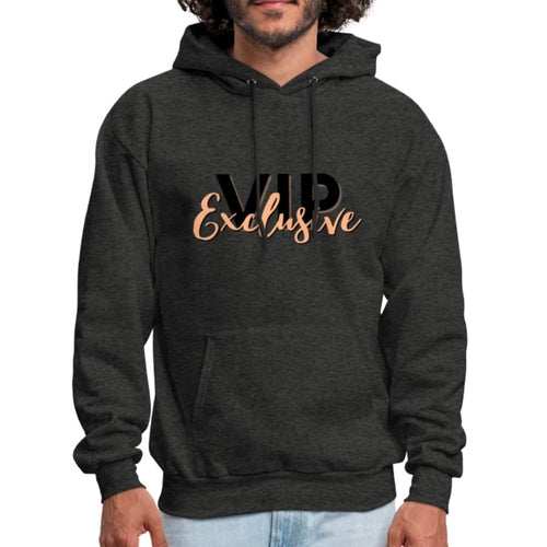Mens Hoodie - Pullover Hooded Sweatshirt - Graphic/vip Exclusive Grey Coco
