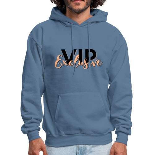 Mens Hoodie - Pullover Hooded Sweatshirt - Graphic/vip Exclusive Grey Coco