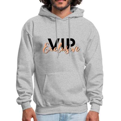 Mens Hoodie - Pullover Hooded Sweatshirt - Graphic/vip Exclusive Grey Coco