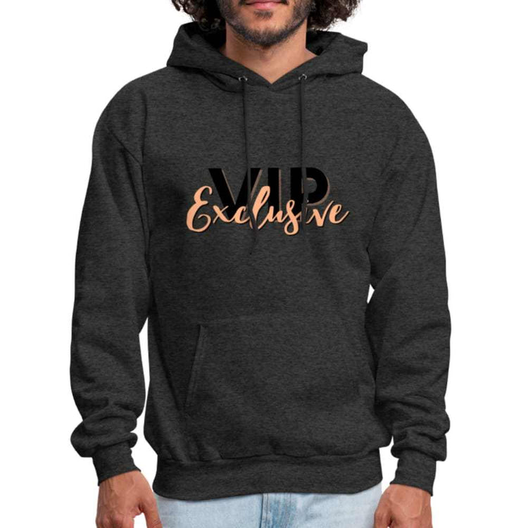 Mens Hoodie - Pullover Hooded Sweatshirt - Graphic/vip Exclusive Grey Coco