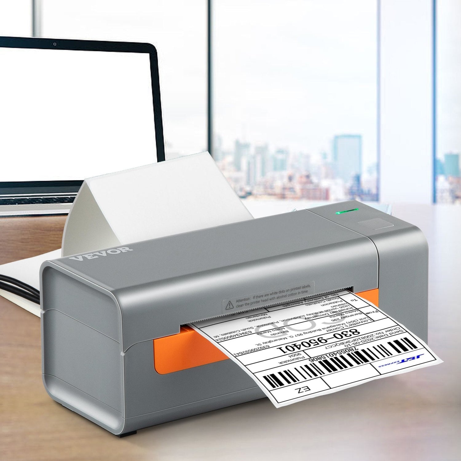 Thermal Label Printer, 203DPI 60pcs/min for 4x6 Mailing Packages, USB Sapphire Castor