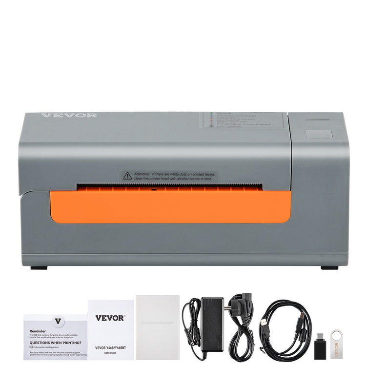 Thermal Label Printer, 203DPI 60pcs/min for 4x6 Mailing Packages, USB Sapphire Castor