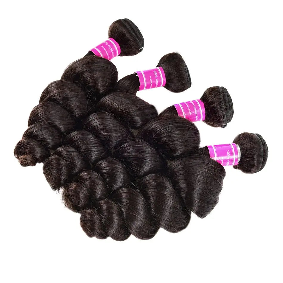 Wholesale Brazilian Loose Wave 5/6/10/12 Bundles 10A Grade Human Hair Cerise Alfie