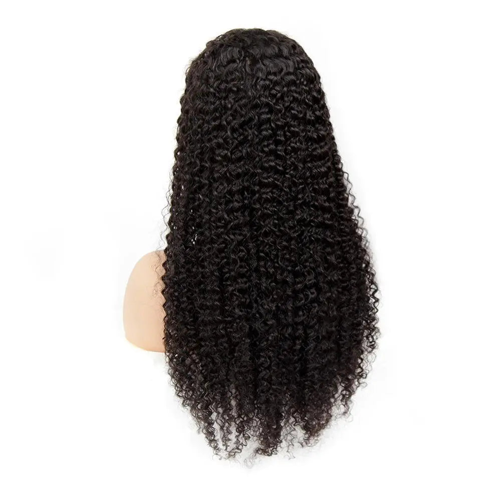 U Part Wig Kinky Curly Human Hair Wigs For Black Women Brazilian Remy Cerise Alfie