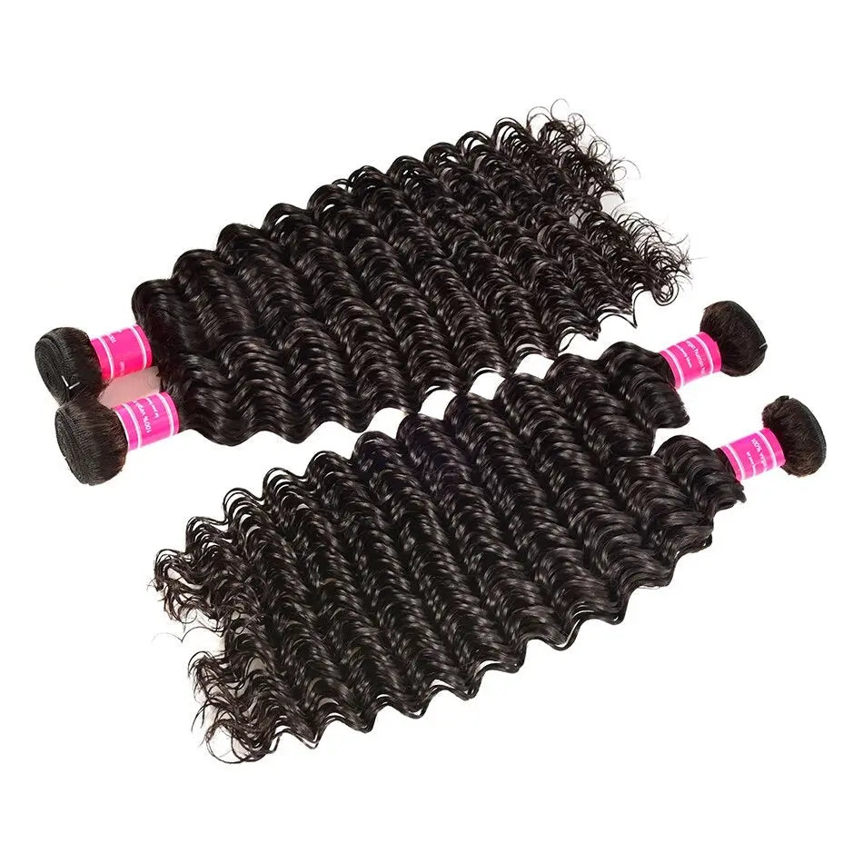 Wholesale Peruvian Deep Wave 5/6/10/12 Bundles 10A Grade Human Hair Bu Cerise Alfie
