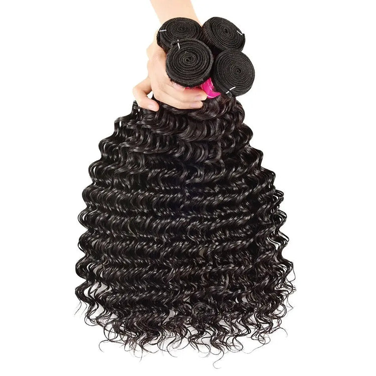 Wholesale Peruvian Deep Wave 5/6/10/12 Bundles 10A Grade Human Hair Bu Cerise Alfie
