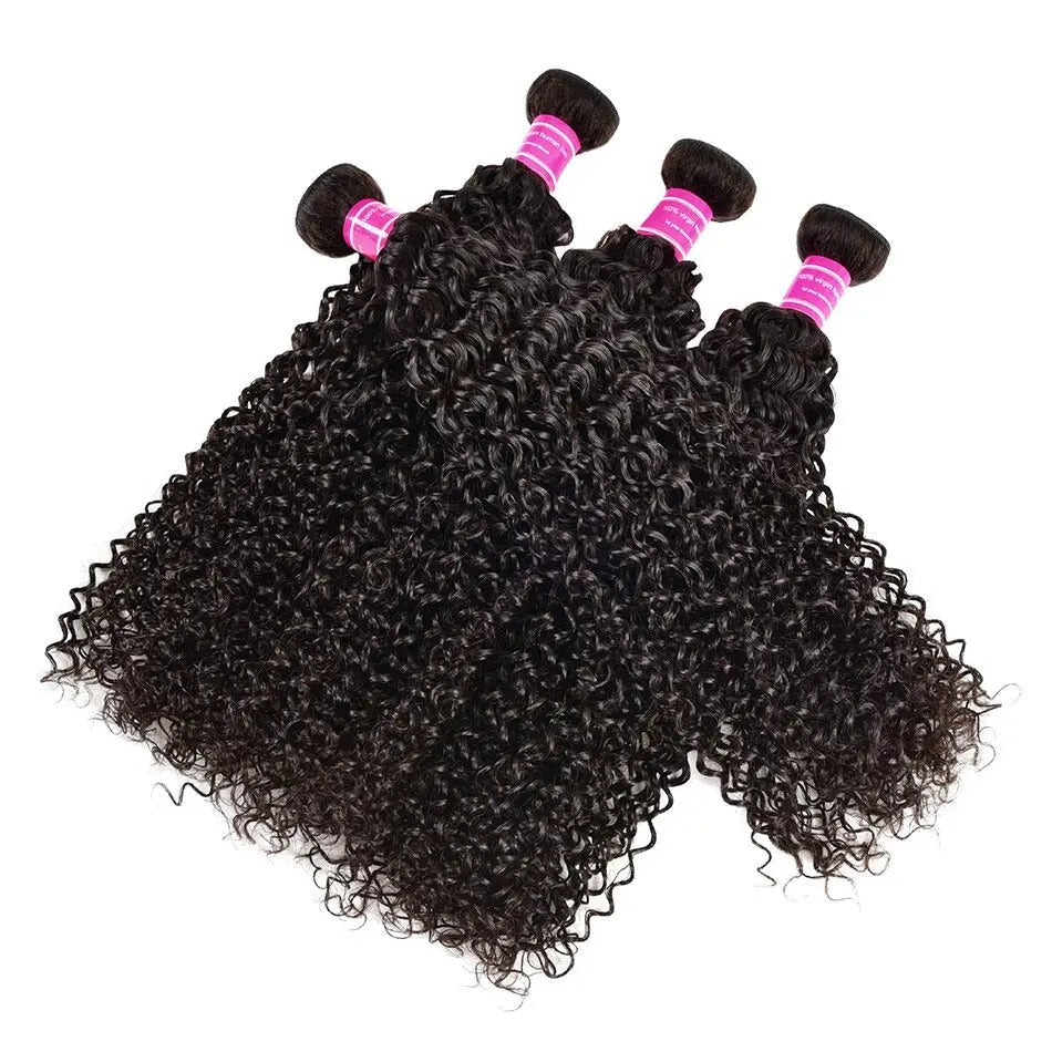 Wholesale 5/6/10/12 Bundles Brazilian Kinky Curly 10A Grade Human Hair Cerise Alfie
